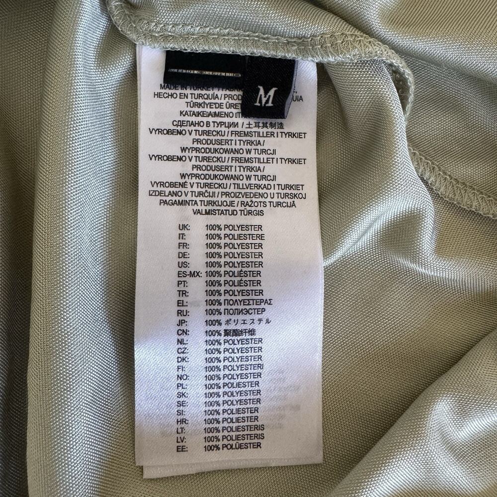 NEW WITH TAGS Diesel O Leilani Y2K Skirt Medium Belted Satin Asymmetrical Nude - Picture 10 of 12